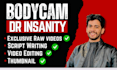 do true crime bodycam videos like dr insanity and the police crime