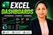 create automated excel dashboards, reports, and business tools