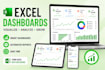 build automated excel or google sheets dashboards and business reports