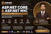 develop a custom asp dotnet core mvc web application with sql server