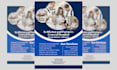 design professional medical  business flyer