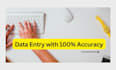 do fastest data entry in one day, and  internet research