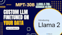 create ai models finetuned on personal data with private llms