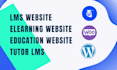 develop lms or elearning website with tutor lms