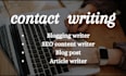 be your SEO content writer, article and blog post writer