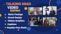 do expert talking head video editing for youtube channels