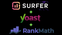 on page SEO optimization with surfer, rank math, yoast