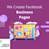 create a facebook business page