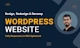 design or redesign wordpress website with elementor