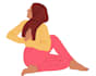 draw exercise and yoga illustrations