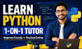 be your python tutor and teach python programming online