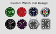 design custom watch and dial in vector
