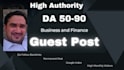 publish business and finance guest posts on high da websites