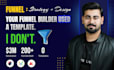 design sales funnel in clickfunnels, gohighlevel, clickfunnels 2 0, kajabi