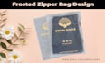 design custom poly mailer, shipping bag, frosted zipper bag