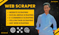 do any web scraping, web scraper, yellow pages scraping, amazon scraping