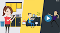 create 2d animated explainer video in spanish german french