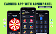 develop spin and scratch earning app with admin panel