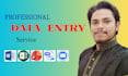 do data entry, google sheet, PDF to excel, data typing