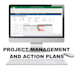 project management and action plans template in excel