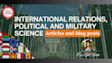 write about international relations and political science