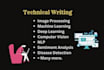 do research writing on any machine learning, computer vision and ai topic