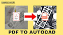 quickly convert your PDF,image,sketches to cad dwg