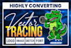 vectorize image, redraw, trace, recreate and convert logo to vector