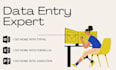 do data entry, word, typing, copy paste