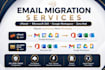 migrate your emails to google workspace, ms365, cpanel, zero downtime