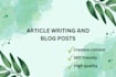 write an engaging and persuasive articles and blog posts