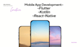 build mobile app using flutter, kottlin and android java