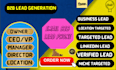 do b2b lead generation and linkedin lead