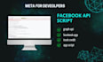 be your facebook meta graph API script developer