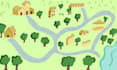 draw wonderful vector map illustration made for you