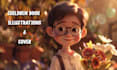 do children book illustrations and kids story book illustrations