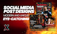create social media post