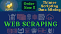 code python scripts for web scrapping and more with tkinter