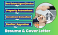 make your executive level resumes for real estate professionals