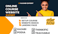 setup kajabi online course website kajabi podia thinkific teachable website