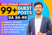 write and publish high da guest posts with contextual dofollow backlinks