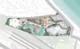 do 2d site plan and photoshop render