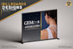 trade show banner, backdrop, retractable banner for your exhibition, booth