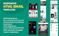 design responsive HTML email templates within 6 hours