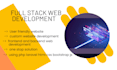 develop your full stack website using laravel