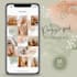 design stylish instagram puzzle feed or grid