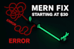 fix bugs, optimize, or add features to your mern stackon