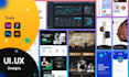 do figma uiux design for websites, landing pages and mobile apps