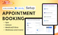 setup acuity scheduling, square, booking appointments, calendly integration