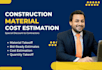do construction cost estimation on planswift